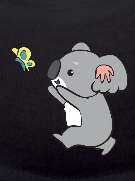 Koala - attrape le papillon