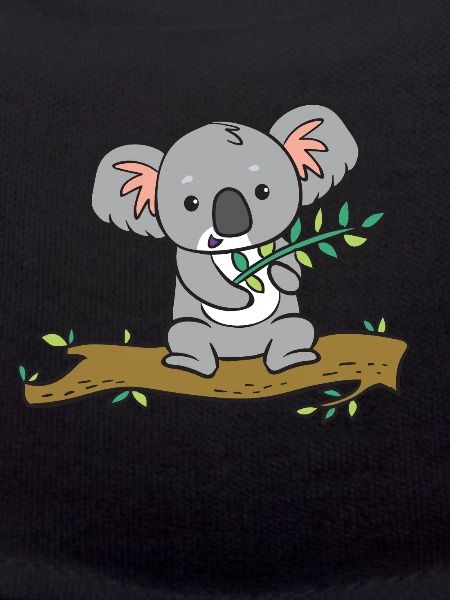 Koala - mit Eukalyptus auf Baum