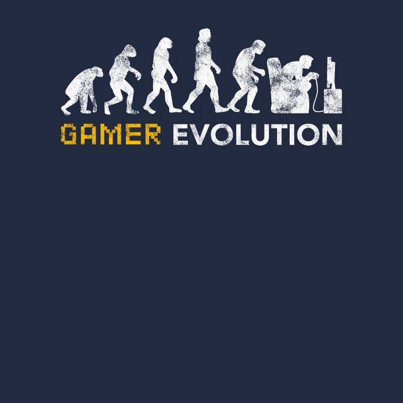 Gamer Evolution Vintage Geschenk