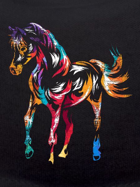 Cheval arabe arabe