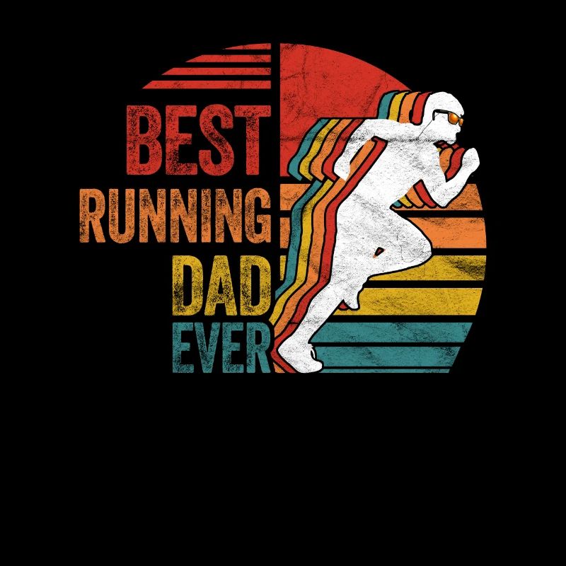 Best running Dad ever Vater Papa Geschenk