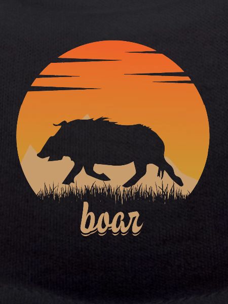 Wild boar in nature