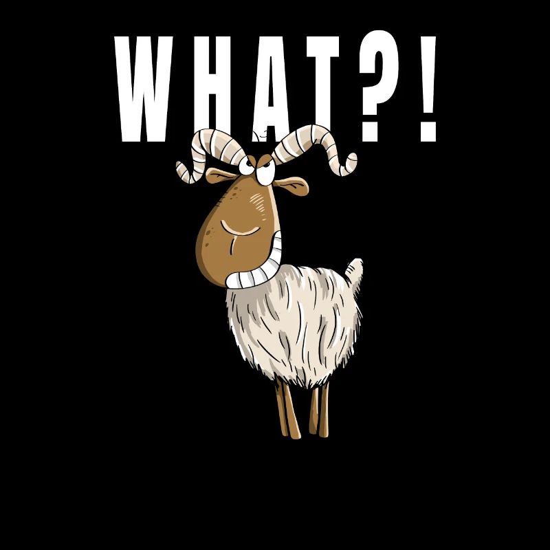 What?! Funny goat