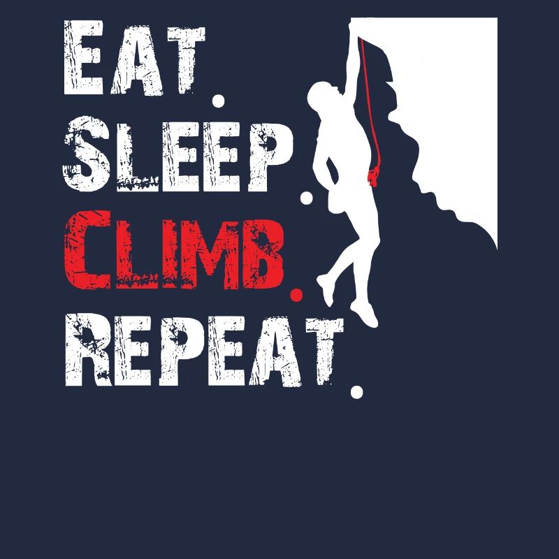 Eat Sleep Climb Repeat climbing lovers design
