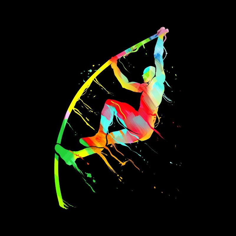 Pole vault athletics pole vaulter