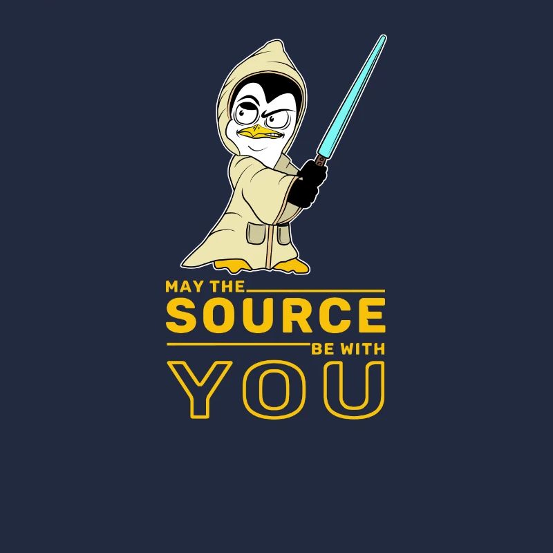 IT nerd Linux Linux penguin geek ingénieur logiciel