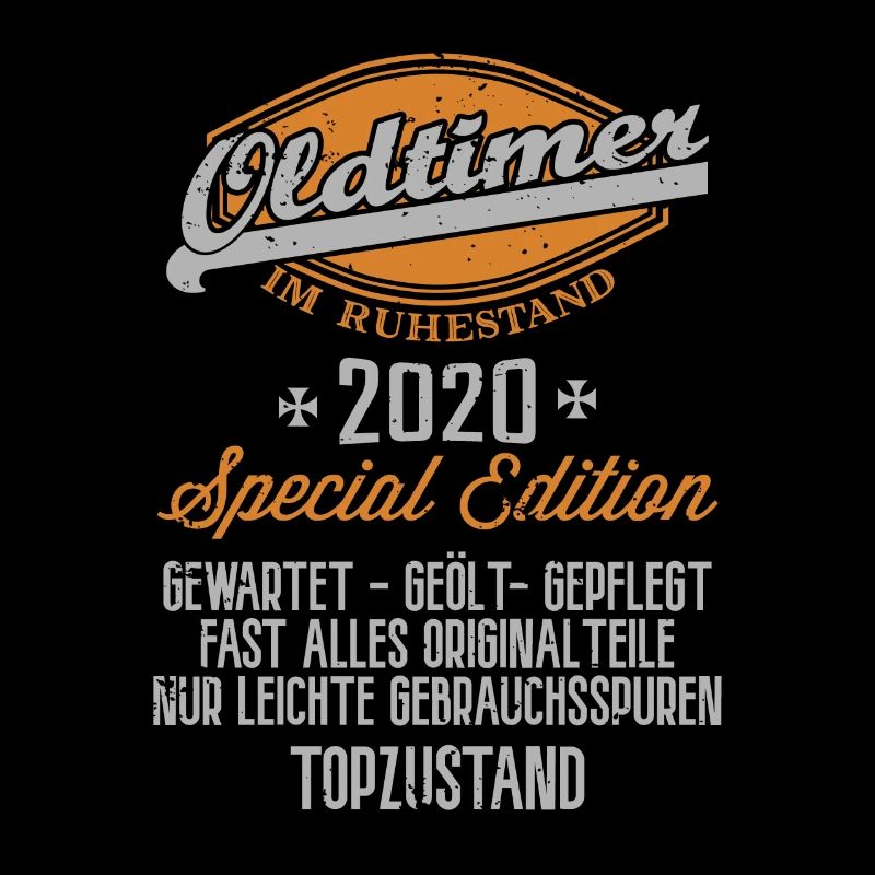 Oldtimer Geschenk Rente Ruhestand 2020 Rentner