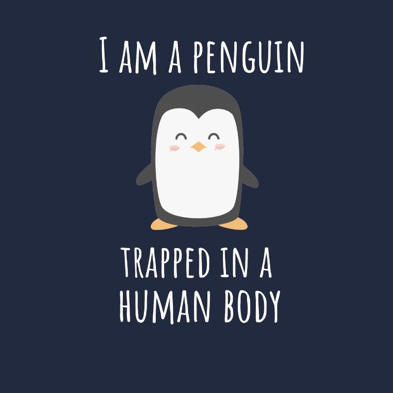 Je suis un pingouin, pris au piège dans un corps humain