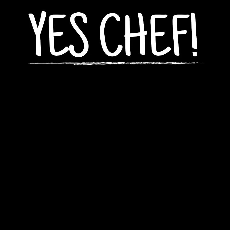 Chemise de chef drôle Yes Chef