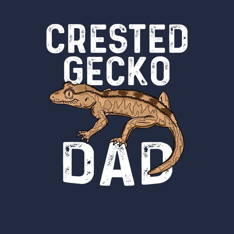 Kronengecko Papa Haustier Eidechse Reptil Geschenk