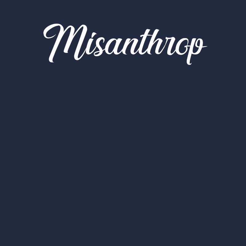 Misantroph Arbeit Menschenfeind genervt Geschenk
