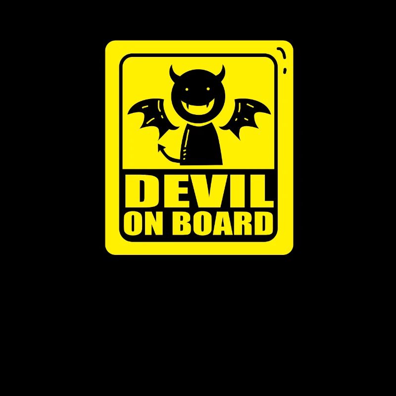 Diable à bord - bébé, enfants
