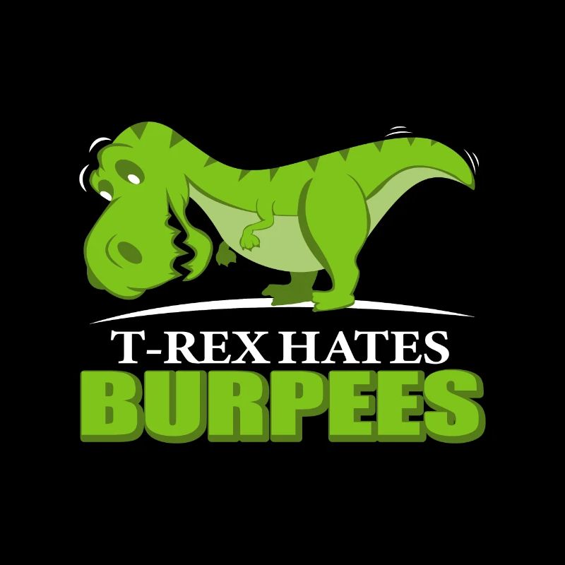 T-Rex déteste Burpees Pun Fan Gift