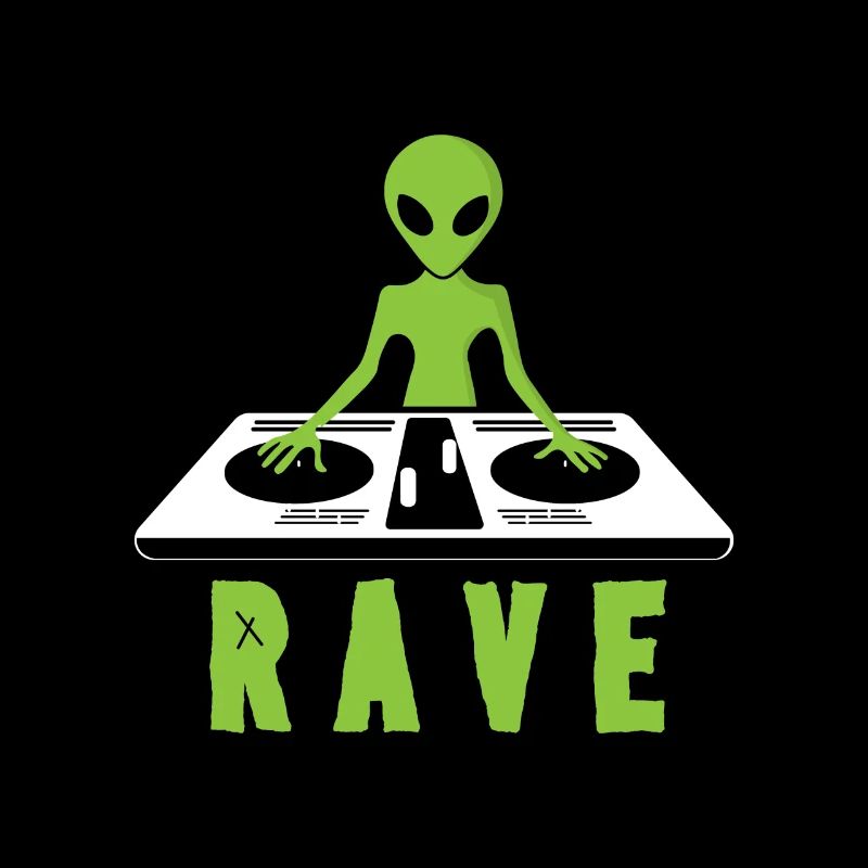 Alien rave party