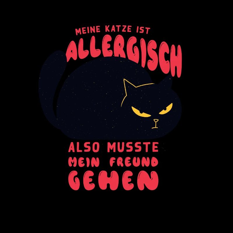 Katze Allergisch Freund Design Geschenkidee