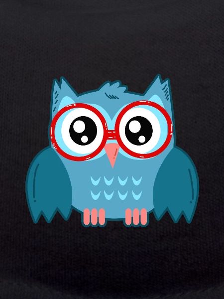Owl with glasses