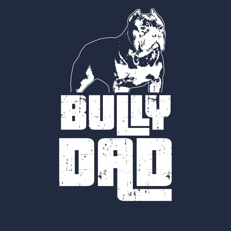 Bully Dad Herrchen American Bully Geschenkidee