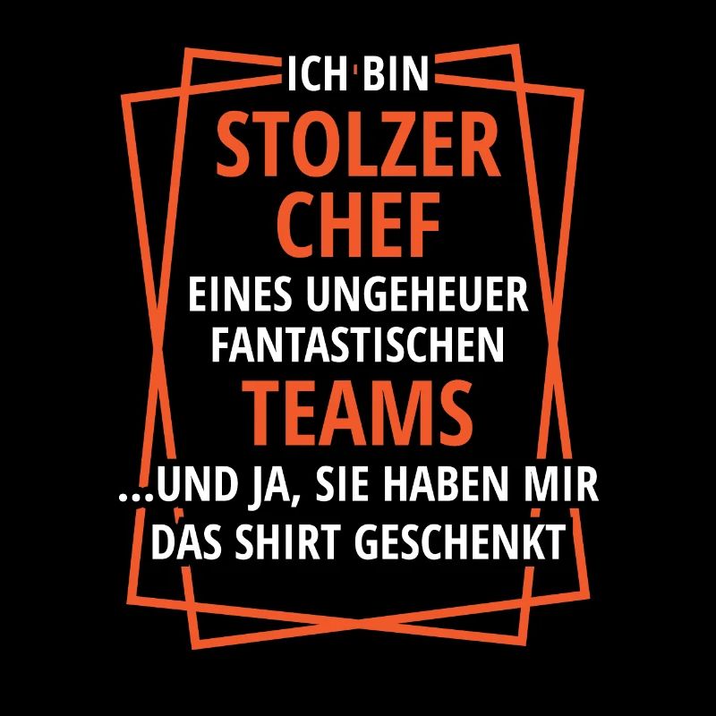 STOLZER CHEF ,BESTES TEAM, GESCHENK