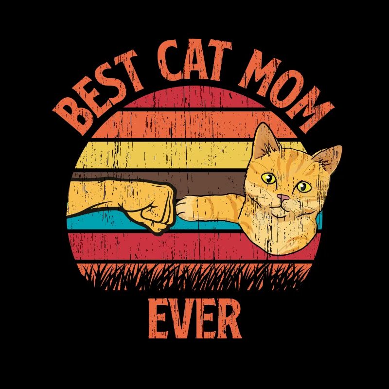 Best Cat Mom Ever Beste Katzen Mama Mutter Kitten