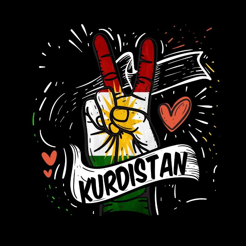 Kurdistan Kurdes Kurdes cadeau azadi rojava irak