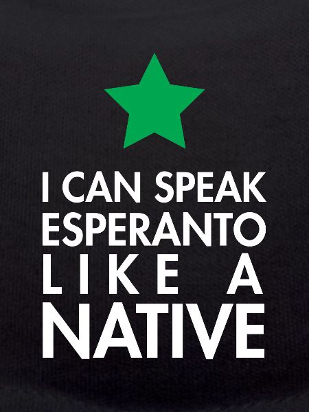 Esperanto Sprache native sprechen Geschenkidee
