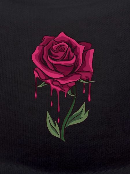 Blutende Rose
