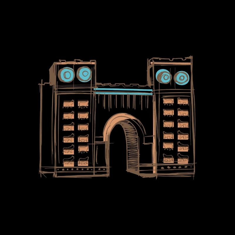 Ischtar-Tor Stadttor von Babylon