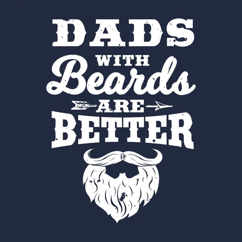Papa mit Bärten
