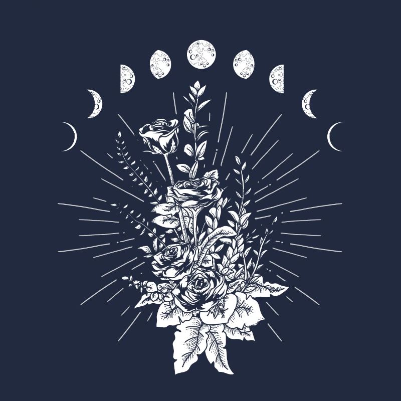 Phases de lune occulte rose de lune