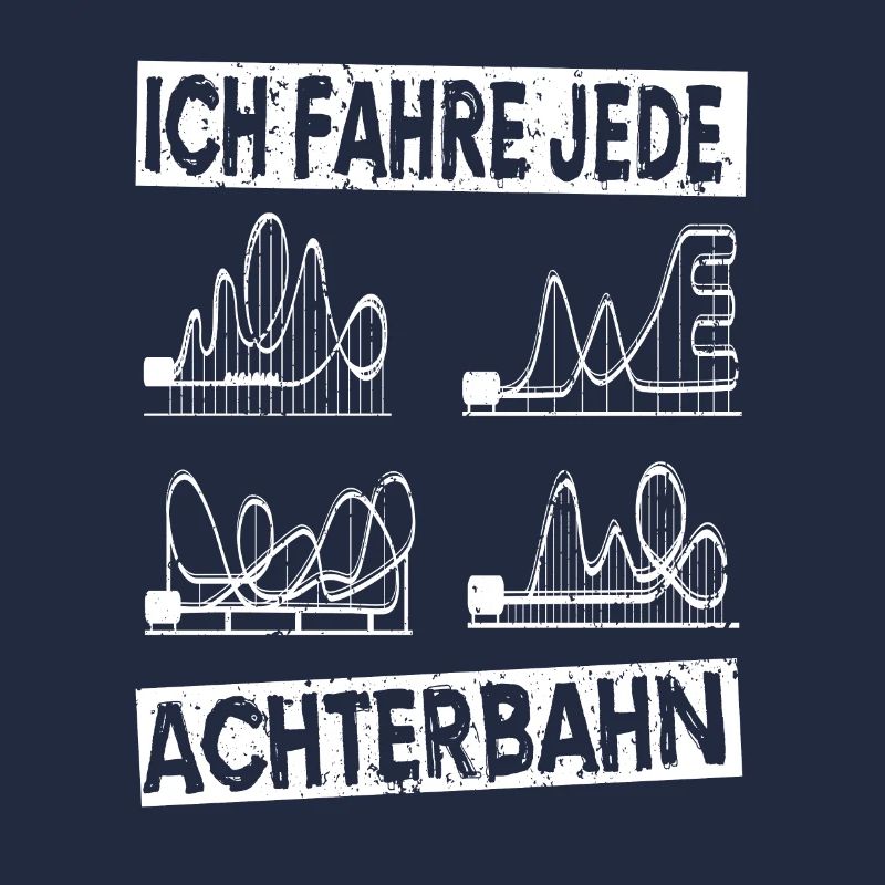 Achterbahn Rollercoaster Freizeitpark Geschenkidee