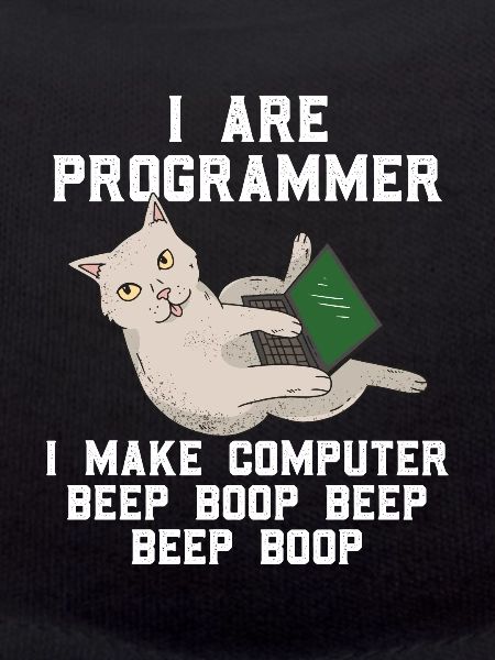 Programmierer Katze