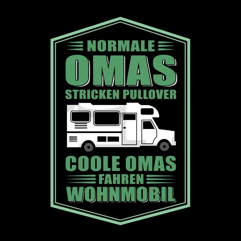 Normale Omas stricken - Wohnmobil Oma Camping