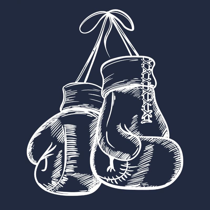 White Lines Boxing Gloves