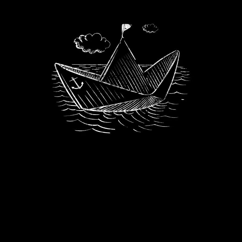 Papierboot Kapitän