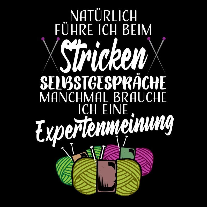 Stricken Häkeln Handarbeiten Spruch Strickerin