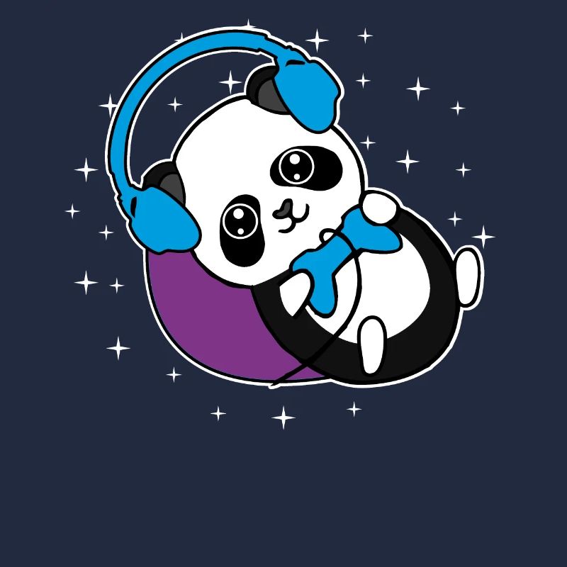 Panda gamer panda bear gambler gift idea