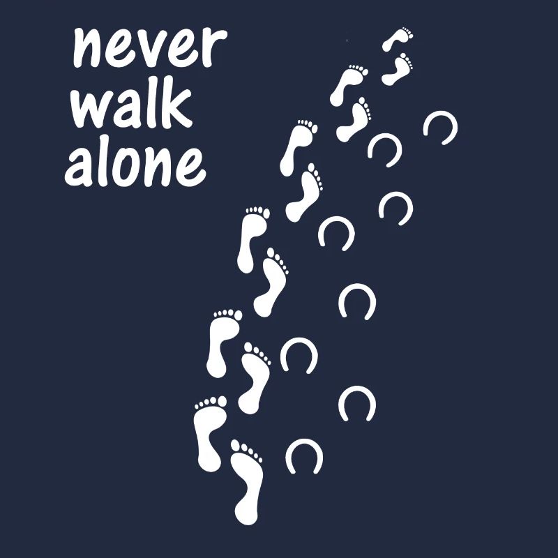 never walk alone pferd