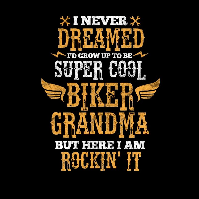 Oma Motorrad Biker Enkel Großmutter Geschenk