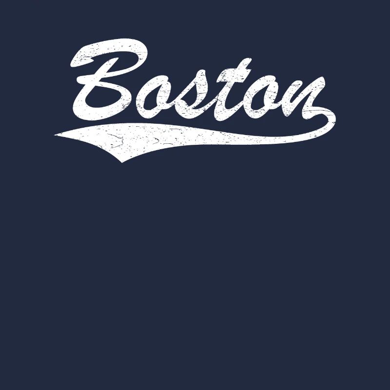 Boston Script Vintage Logo