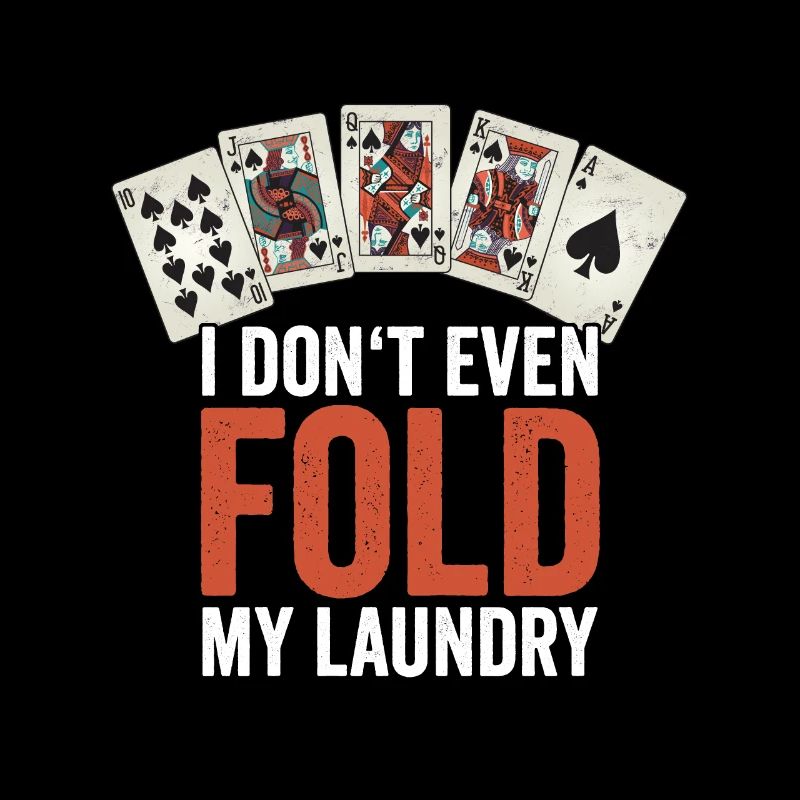 Conception de poker drôle