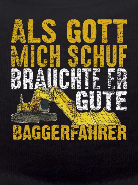 Baggerfahrer Arbeit