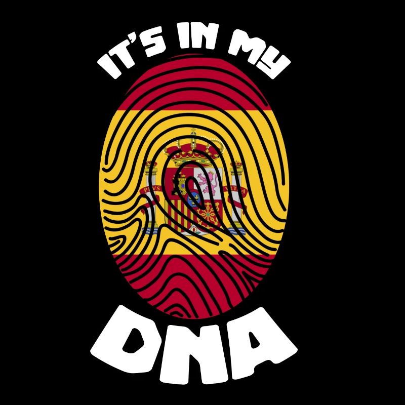 Spanien Flagge Spanier Spanierin DNA