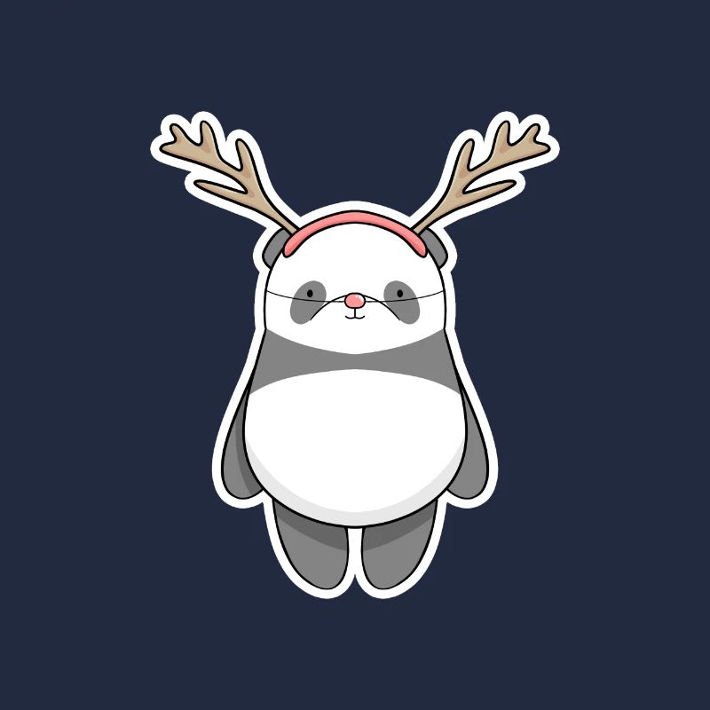 Panda de Noël