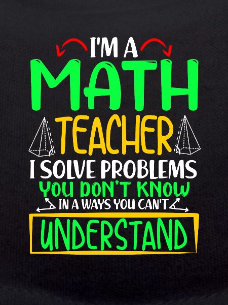 Math nerd teacher gift