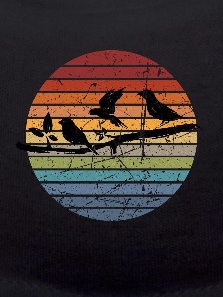 Bird watching retro