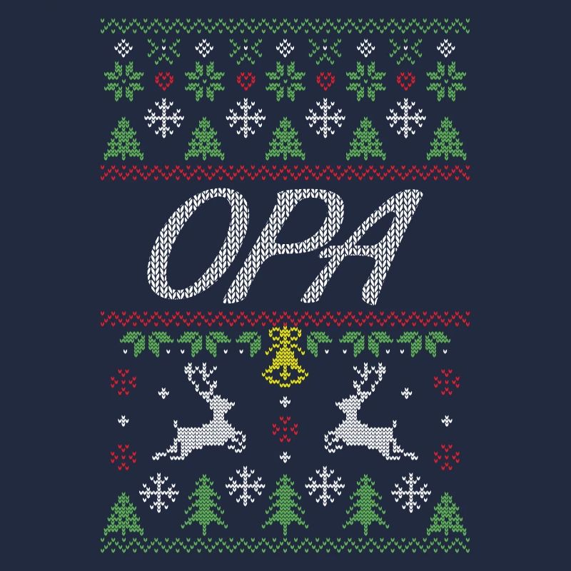 pull de Noël laid pour grand-père