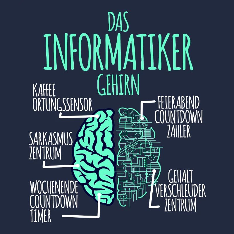 Informatiker Informatik Programmierer Nerd Geek