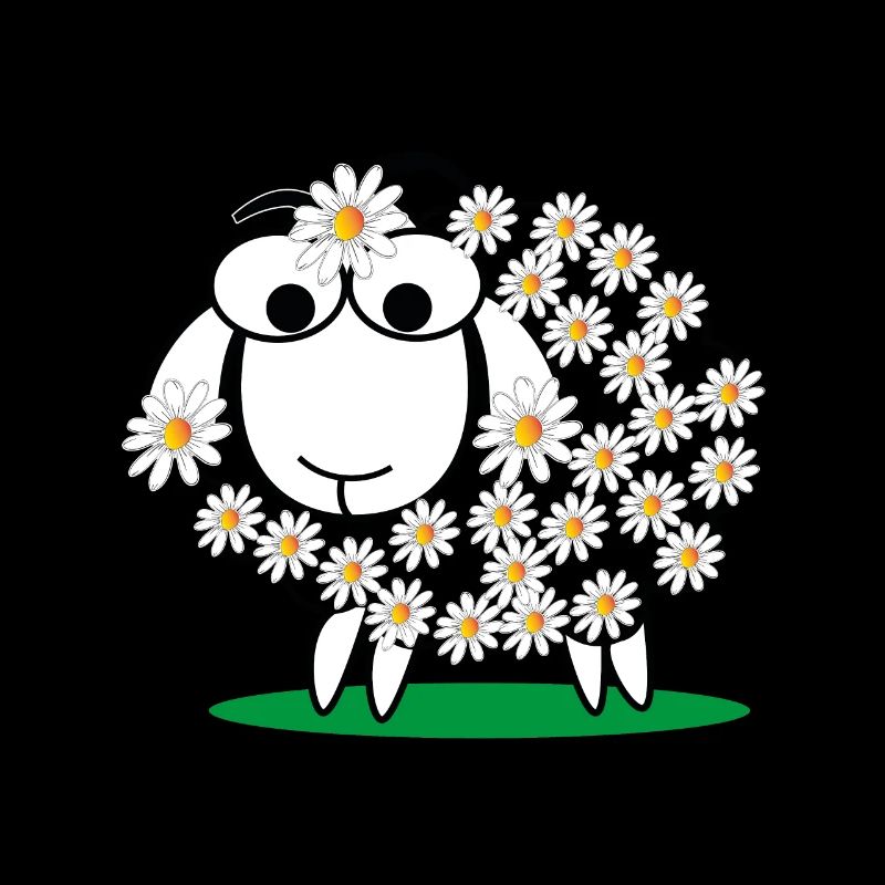 Schaf und schlafshirt Wolle Geschenk Lamm Tier