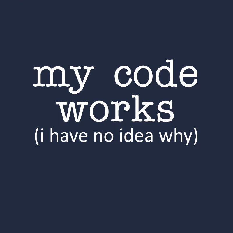 Programmeur Mon code fonctionne (je n'en ai pas
