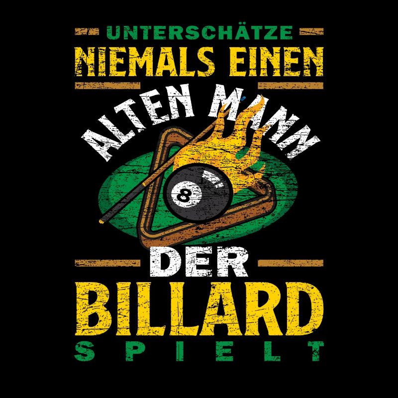 Billard Alter Mann
